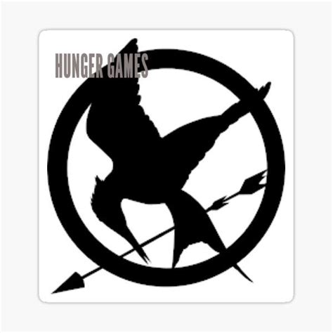 Katniss Everdeen Stickers Redbubble Hunger Games Mockingjay Pin Hunger Games Logo Hunger