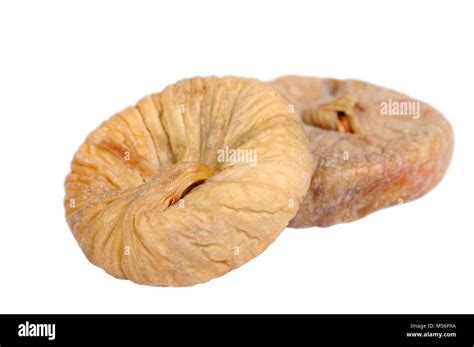 Dried Figs Isolated On White Closeup Stock Photo Alamy