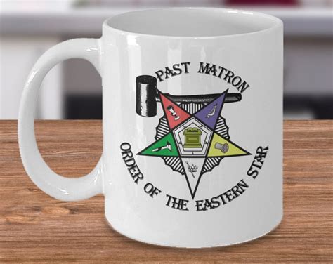 Order Of The Eastern Star Masonic Coffee Mug OES Star Power Etsy