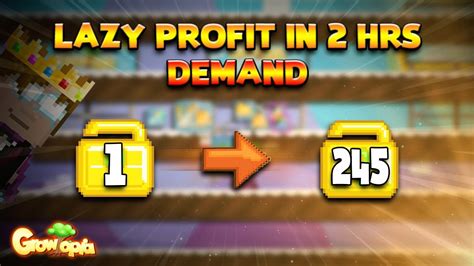 1WL TO 245WLS IN 2HRS WINTERFEST PROFIT NO BREAK 2021 GROWTOPIA