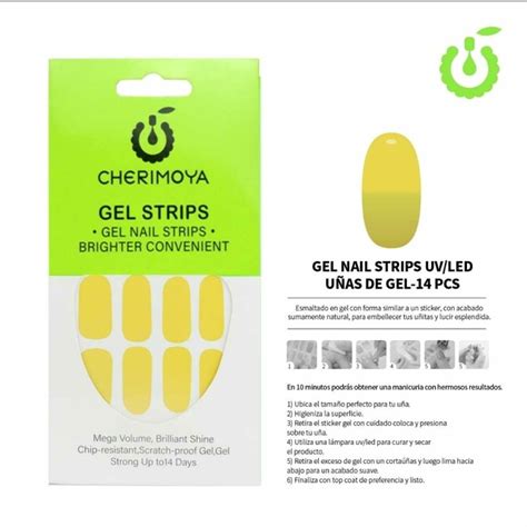 GEL NAIL STRIPS CHERIMOYA YS 014 SD MAYORISTAS