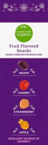 Simple Truth Organic Fruit Snacks 12 Ct Kroger