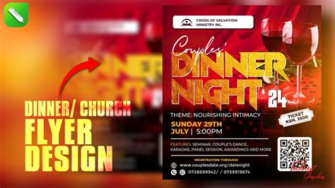 How To Design Church Flyer Coreldraw 2024 Youtube