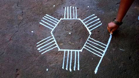 Chithirai Madham Padi Kolam Easy Muggulu Dots Begginers Rangoli