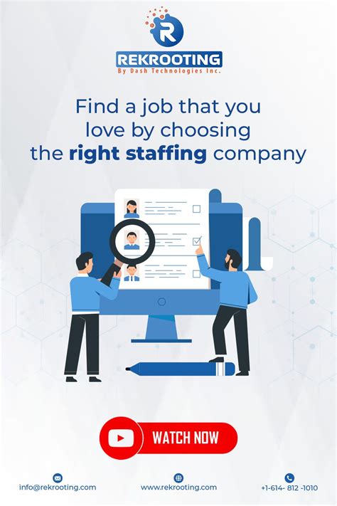 Find A Job That You Love By Choosing The Right Staffing Company Staffing Company Find A Job