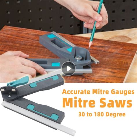 1PC Accurate Mitre Gauges For Mitre Saws Adjustable 30 To 180 Degree