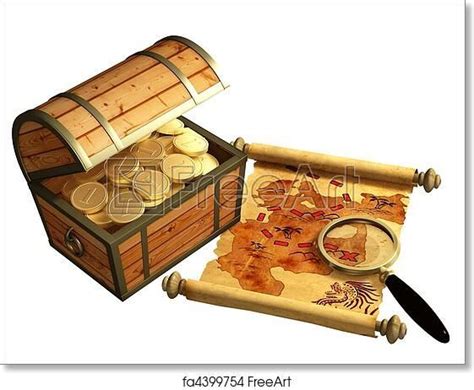 Pirate Map Artwork Art Print From Freeart Pirate Treasure Maps