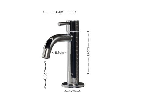 Robinet D Eau Froide Fox Chrome Eau Froide Robinet Pour Lavabo Salle