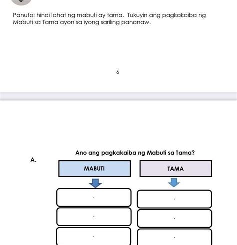 Ano Ang Pagkakaiba Ng Mabuti At Tama Brainly