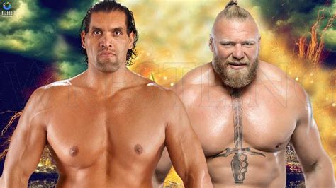 Brock Lesnar Vs Great Khali Match Wrestling Youtube