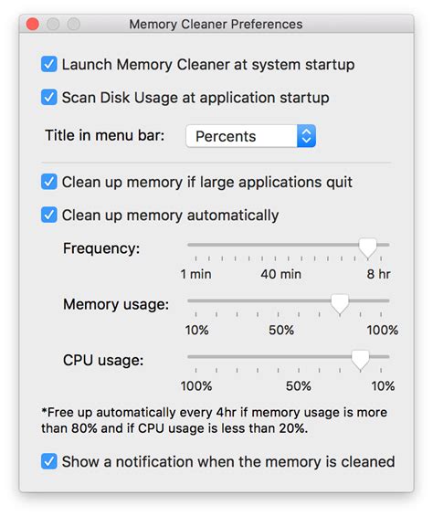 Memory Cleaner - Clear Inactive RAM Automatically