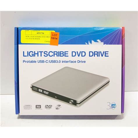 NEW LIGHTSCRIBE DVD DRIVE, USB 3.0, DVD BURNER,