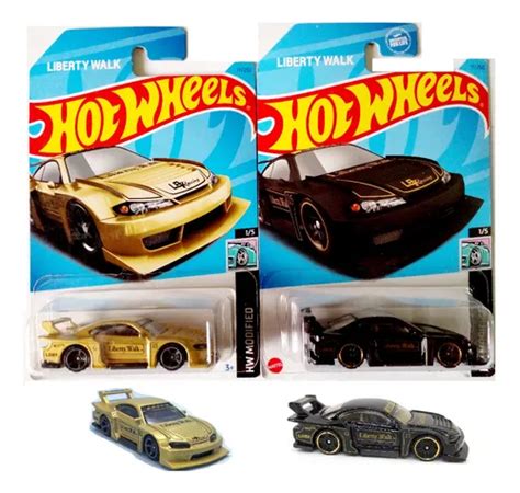 Hot Wheels Nissan Silvia Dorado Y Negro Tarjeta Americana Meses Sin Inter S