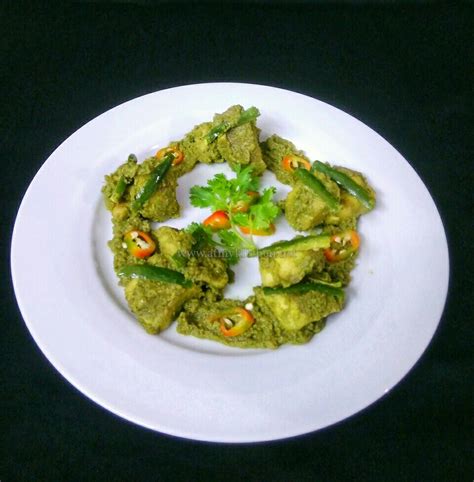 Green Chilly Masala Fish How To Make Green Masala Fish Fry Green