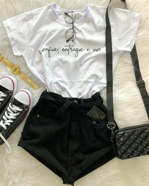 Pin De Bre Evans Em Clothes Estilo Swag Feminino Roupas Curtas