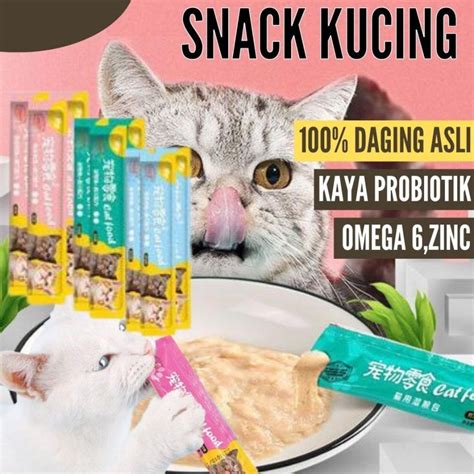 Jual WHI Liebao Stick Snack Cemilan Kucing Makanan Penggemuk Kucing