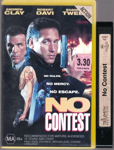 Rare Vhs Video Tape No Contest Big Box Ex Rental £916 Picclick Uk