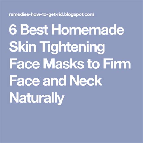 6 Best Homemade Skin Tightening Face Masks To Firm Face And Neck