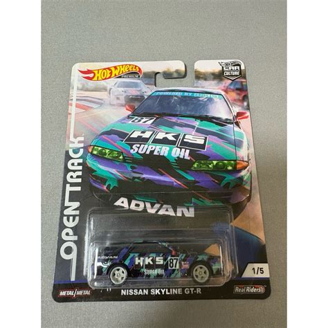 風火輪 Hot wheels Nissan Skyline R33 GTR HKS ADVAN 聯名 天際線 蝦皮購物