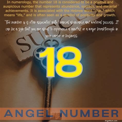 Angel Number 18 Symbolism And Significance