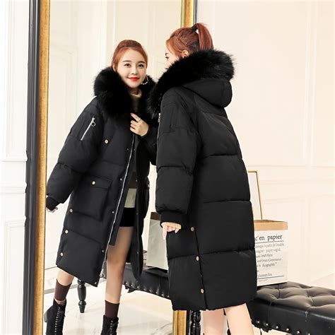 Winter Cotton Women Parkas Warm Hooded Parkas Coat Jacket Female Long