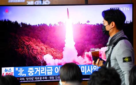 N Korea Test Fires New Icbm Type Taipei Times