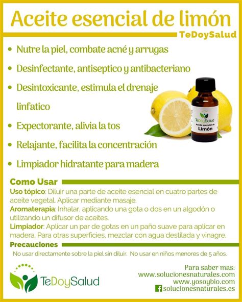 Aceite Esencial De Lim N Beneficios Aceites Esenciales De Lim N