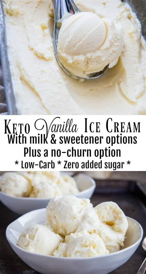 Vanilla Keto Ice Cream The Roasted Root