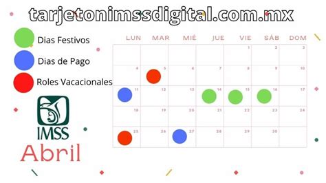 Calendario Imss 2022 Dias De Pago Activos