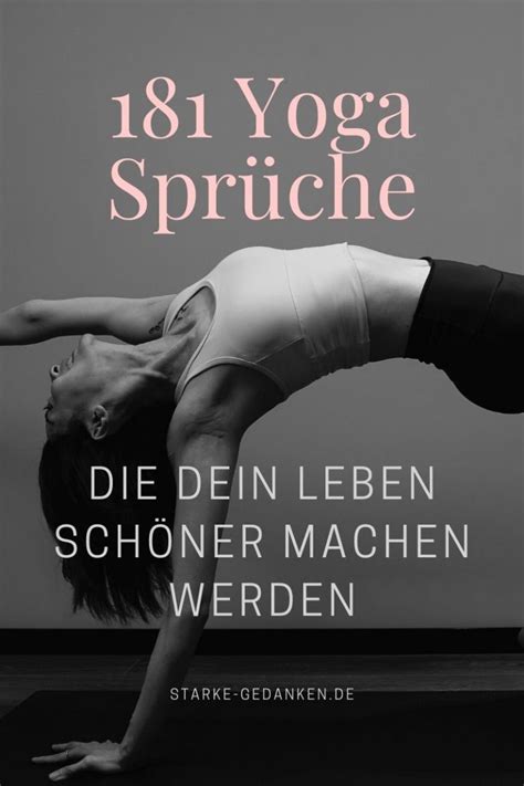 181 Yoga Sprüche dein Leben schöner machen werden