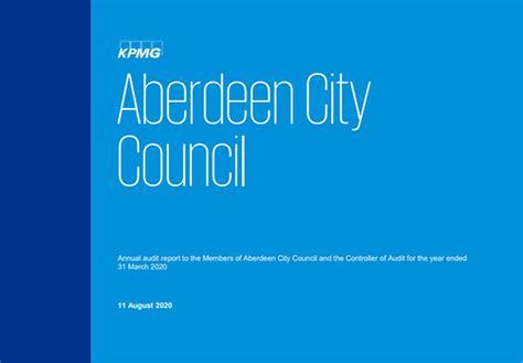 Aberdeen City Council Annual Audit 201920 Audit Scotland