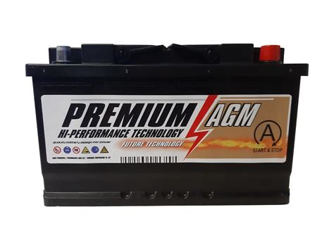 Akumulator PREMIUM AGM 12V 80Ah 800A : Centrum Akumulatorów
