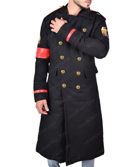 Pop Singer Mj Military Long Coat Usa Jacket