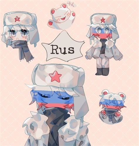 Pin By Hoa Hồng Tím On Russia Countryhuman Kawaii Drawings Human Art