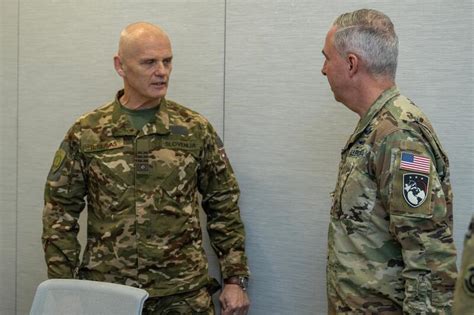 Us Space Command On Linkedin Usspacecom Hosts Slovenian Chod