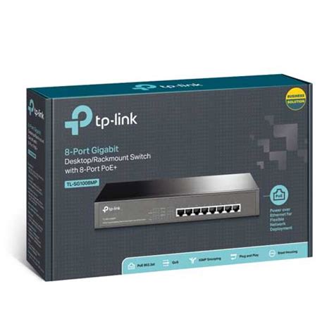 Bộ chia mạng 8 cổng Gigabit PoE TP LINK TL SG1008MP Giá rẻ