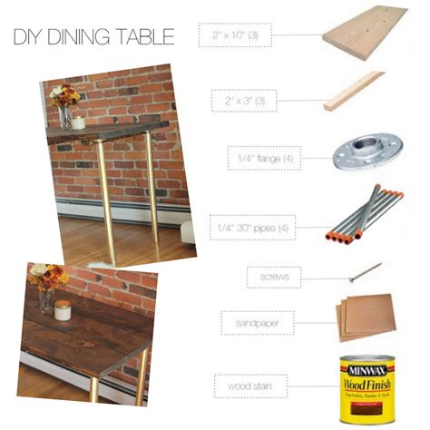 DIY Rustic Dining Table