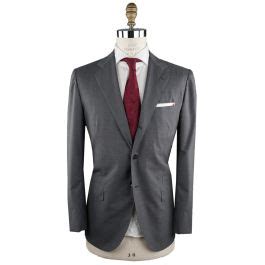 KITON Gray Virgin Wool Suit IsuiT