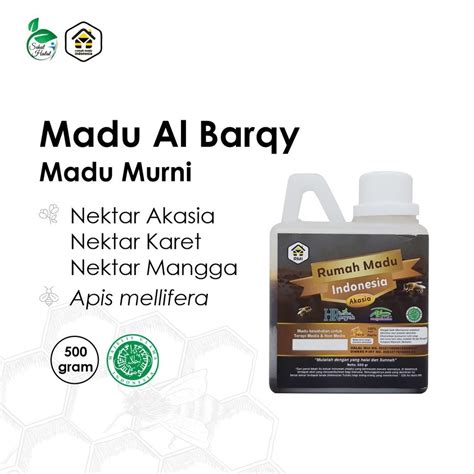 Jual Madu Murni Al Barqy 500 Gr Asli 100 Ternak Lebah Apis Mellifera