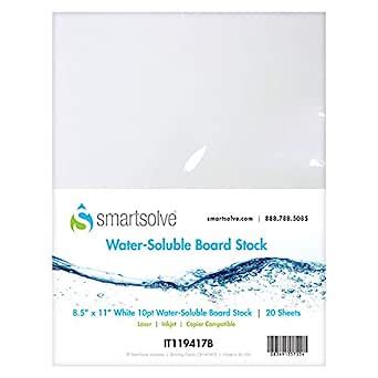 SmartSolve IT119417B Cartulina De 10 Puntos Soluble En Agua 21 59 X