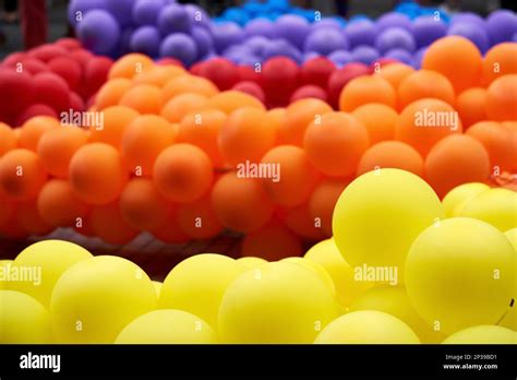 Colorful Rainbow Balloons During Gay Pride Stock Photo Alamy