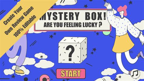 MYSTERY BOX: Editable Classroom Review Game (PowerPoint) - A Tutor