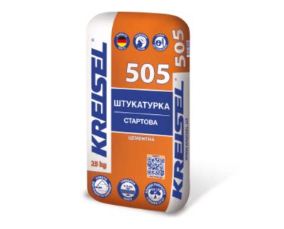 Штукатурка цементна 505 25кг KREISEL купити на IDEN (Айден) недорого ...