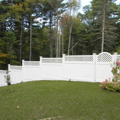 Prime Plastic Vinyl Semi Privacy Garden Fence Diagonal Lattice PVC