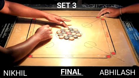 Men S Final Nikhil Lokhande Vs Abhilash Dhoke Carrom Tournament Setup