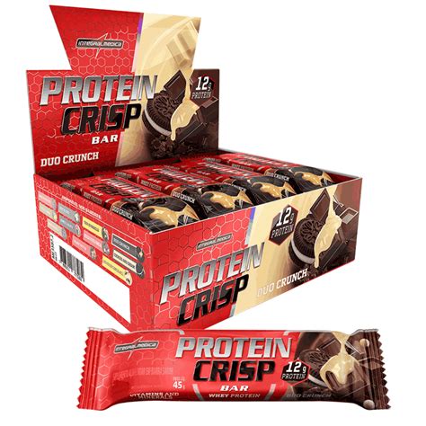 Protein Crisp Bar Integralmedica 45g C12 Fit House