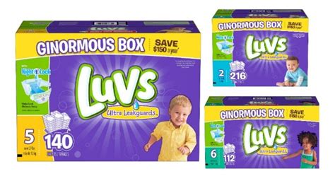 Luvs Ginormous Boxes Only 20 Free Shipping Sams Club