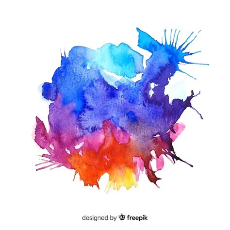 Free Vector | Watercolor colorful splash background