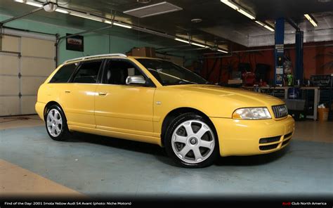 Fotd 2001 Imola Yellow Audi S4 Avant 3 Audi Club North America