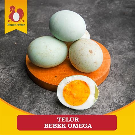 Jual Telur Bebek Omega Orange Fresh Mentah Perbutir Shopee Indonesia